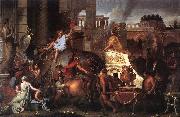 LE BRUN, Charles Entry of Alexander into Babylon h Sweden oil painting artist